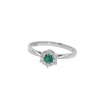 Anello trilogy smeraldi e diamanti "Giorgio Visconti"