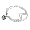Bracciale multifilo con charm